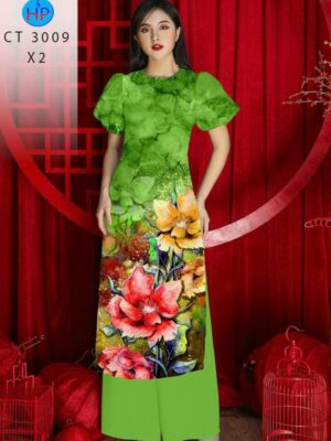 1780451686 548 Vai Ao Dai Hoa In 3D Sang Trong AD 3009