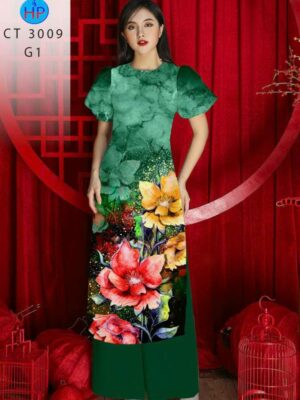1780451686 683 Vai Ao Dai Hoa In 3D Sang Trong AD 3009