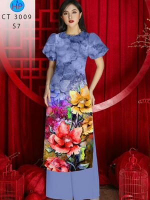 1780451686 753 Vai Ao Dai Hoa In 3D Sang Trong AD 3009