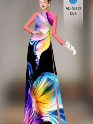 1780559590 558 Vai Ao Dai Hoa In 3D Sang Trong AD 46312