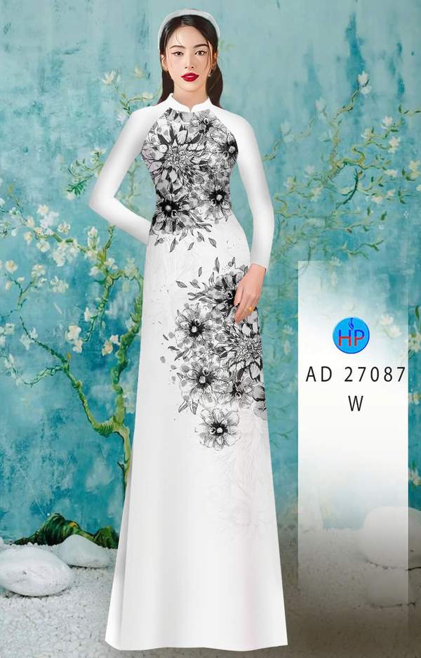 Vải Áo Dài Hoa In 3D Sang Trọng AD 27087 9 1781843433 212 Vai Ao Dai Hoa In 3D Sang Trong AD 27087
