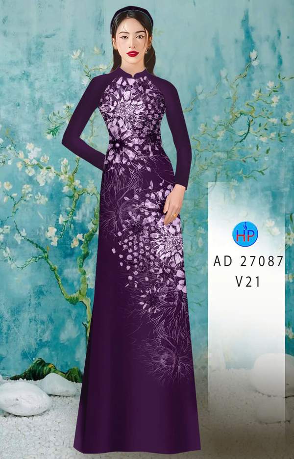 Vải Áo Dài Hoa In 3D Sang Trọng AD 27087 7 1781843433 58 Vai Ao Dai Hoa In 3D Sang Trong AD 27087