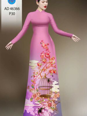 1782271512 65 Vai Ao Dai Hoa In 3D Sang Trong AD 46366