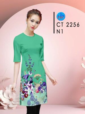 Vai Ao Dai Cach Tan Xinh Doc Dao AD CT2256
