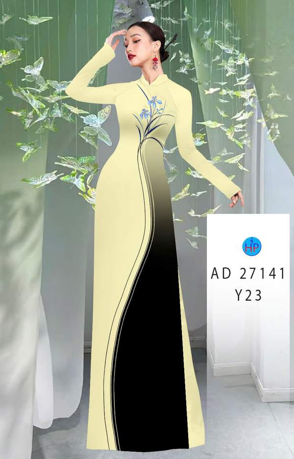 Vải Áo Dài Hoa In 3D Thiết Kế 2026 AD 27141 1 Vai Ao Dai Hoa In 3D Thiet Ke 2026 AD