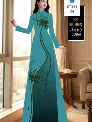 Home 91 Vai Ao Dai Hoa In 4D Thiet Ke 2026 AD