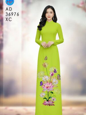 Vai Ao Dai Hoa Sen Thiet Ke 2026 AD 36976
