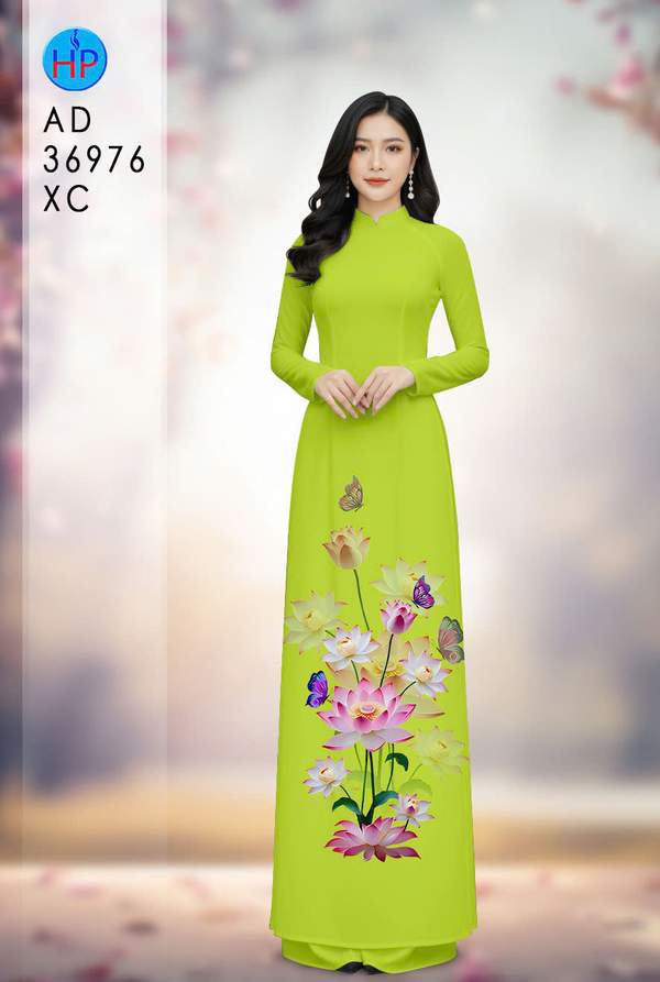 Vải Áo Dài Hoa Sen Thiết Kế 2026 AD 36976 1 Vai Ao Dai Hoa Sen Thiet Ke 2026 AD 36976