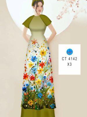 1782890161 576 Vai Ao Dai Hoa In 3D Vua Ra AD CT4142