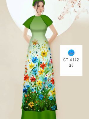 1782890164 765 Vai Ao Dai Hoa In 3D Vua Ra AD CT4142