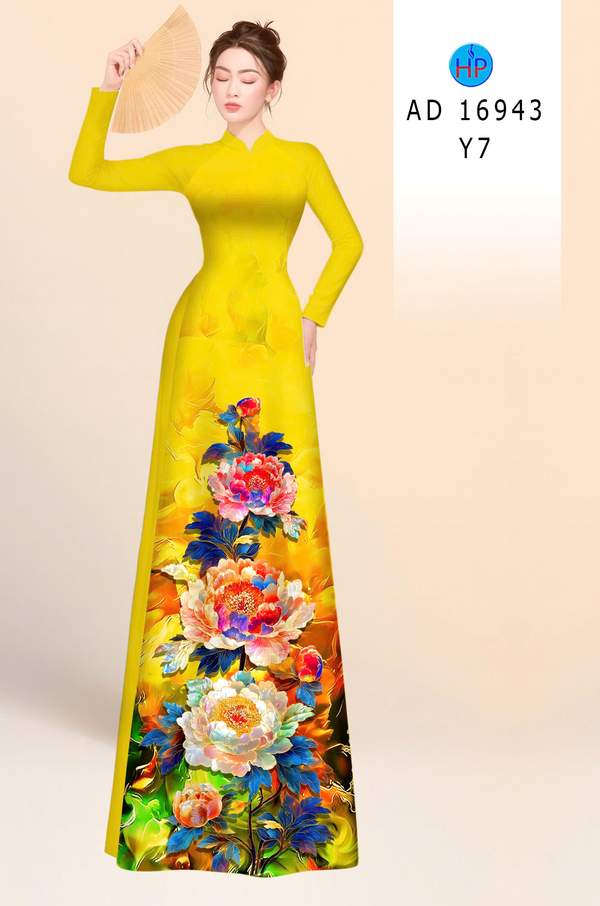 Vải Áo Dài Hoa Cẩm Chướng Sang Trọng AD 16943 4 1783649719 486 Vai Ao Dai Hoa Cam Chuong Sang Trong AD 16943