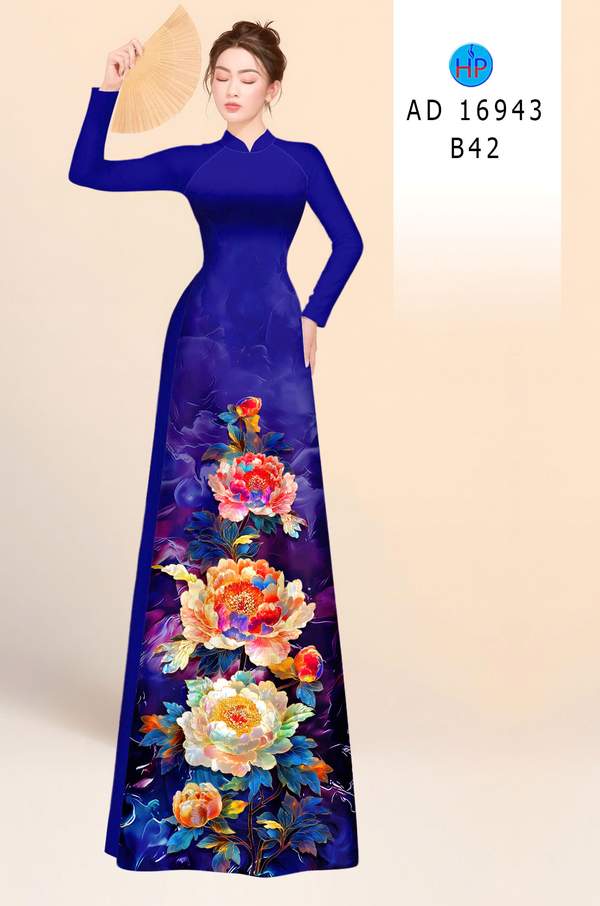 Vải Áo Dài Hoa Cẩm Chướng Sang Trọng AD 16943 11 1783649720 434 Vai Ao Dai Hoa Cam Chuong Sang Trong AD 16943