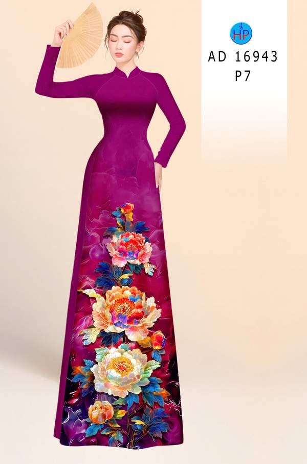 Vải Áo Dài Hoa Cẩm Chướng Sang Trọng AD 16943 13 1783649720 498 Vai Ao Dai Hoa Cam Chuong Sang Trong AD 16943