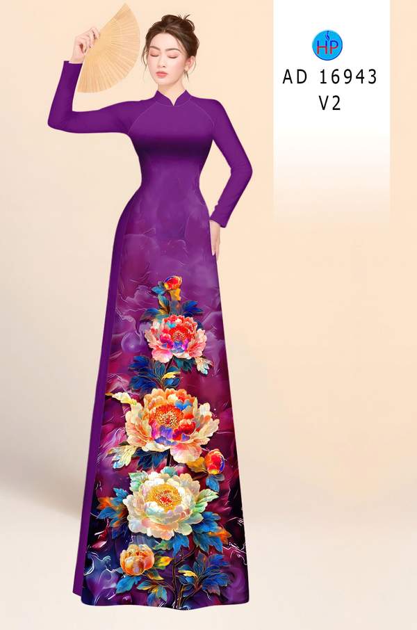 Vải Áo Dài Hoa Cẩm Chướng Sang Trọng AD 16943 9 1783649720 596 Vai Ao Dai Hoa Cam Chuong Sang Trong AD 16943