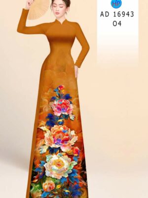 Vải Áo Dài Hoa Cẩm Chướng Sang Trọng AD 16943 34 1783649721 52 Vai Ao Dai Hoa Cam Chuong Sang Trong AD 16943