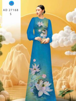 Vải Áo Dài Hoa Sen Thu Hút AD 27168 39 1783650055 868 Vai Ao Dai Hoa Sen Thu Hut AD 27168