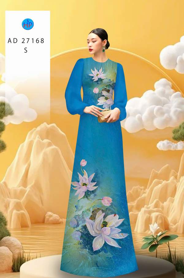 Vải Áo Dài Hoa Sen Thu Hút AD 27168 20 1783650055 868 Vai Ao Dai Hoa Sen Thu Hut AD 27168