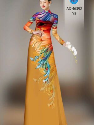 1783932897 165 Vai Ao Dai Hoa In 3D Vua Ra AD 46392
