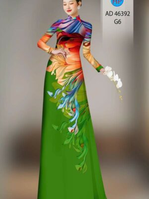 1783932898 857 Vai Ao Dai Hoa In 3D Vua Ra AD 46392