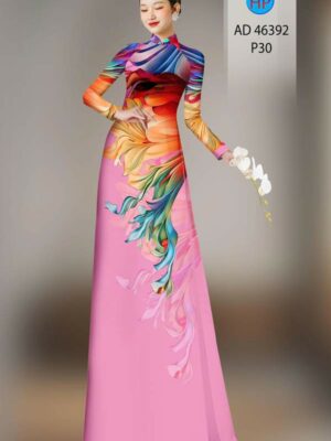 1783932899 175 Vai Ao Dai Hoa In 3D Vua Ra AD 46392