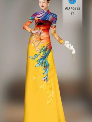 1783932900 15 Vai Ao Dai Hoa In 3D Vua Ra AD 46392