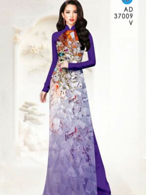 1784253503 544 Vai Ao Dai Hoa In 3D Sang Trong AD 37009