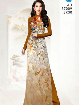 1784253503 753 Vai Ao Dai Hoa In 3D Sang Trong AD 37009