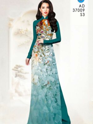 1784253503 792 Vai Ao Dai Hoa In 3D Sang Trong AD 37009