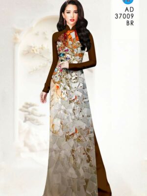 1784253504 239 Vai Ao Dai Hoa In 3D Sang Trong AD 37009