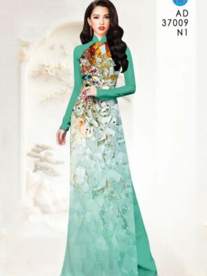 1784253504 350 Vai Ao Dai Hoa In 3D Sang Trong AD 37009