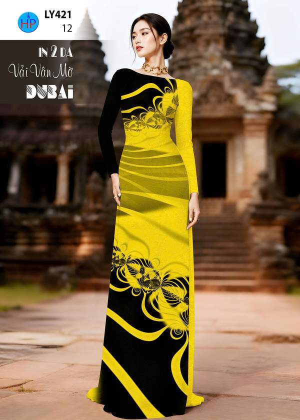 Vải Áo Dài Hoa Văn Mới Ra AD LY421 4 1784952125 147 Vai Ao Dai Hoa Van Moi Ra AD LY421