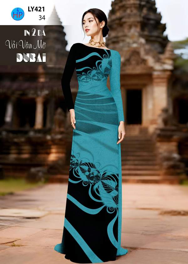 Vải Áo Dài Hoa Văn Mới Ra AD LY421 6 1784952125 879 Vai Ao Dai Hoa Van Moi Ra AD LY421