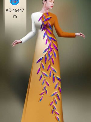 1785295090 281 Vai Ao Dai Hoa In 3D Sang Trong AD 46447