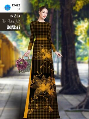 1785295462 395 Vai Ao Dai In 4D Sang Trong AD LY422