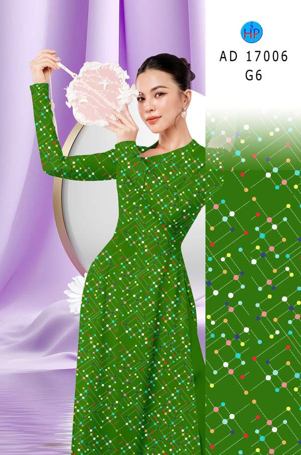 Vải Áo Dài Chấm Bi Độc Đáo AD 17006 10 1785466170 194 Vai Ao Dai Cham Bi Doc Dao AD 17006