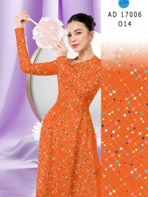 Vải Áo Dài Chấm Bi Độc Đáo AD 17006 33 1785466170 874 Vai Ao Dai Cham Bi Doc Dao AD 17006