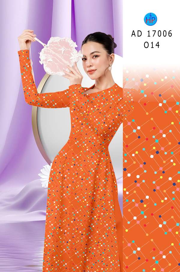 Vải Áo Dài Chấm Bi Độc Đáo AD 17006 15 1785466170 874 Vai Ao Dai Cham Bi Doc Dao AD 17006