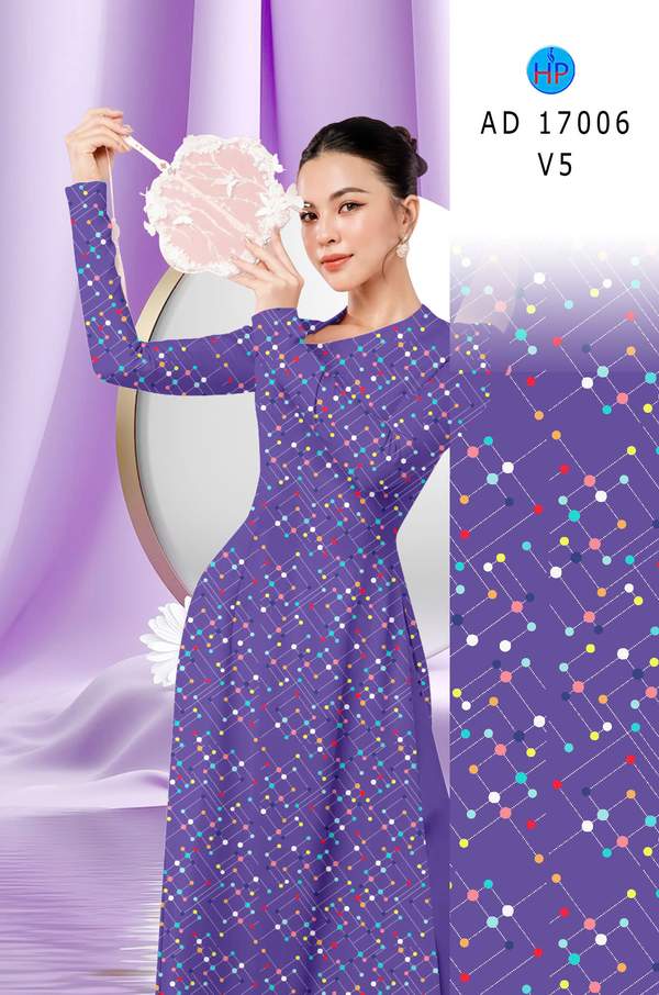 Vải Áo Dài Chấm Bi Độc Đáo AD 17006 19 1785466171 685 Vai Ao Dai Cham Bi Doc Dao AD 17006