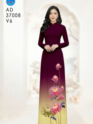 Vai Ao Dai Hoa Cuc Vua Ra AD 37008