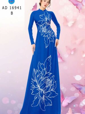 Vai Ao Dai Hoa In 3D Kieu Moi AD 16941