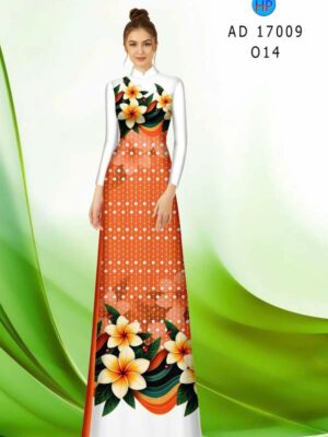 Vai Ao Dai Hoa Su Moi Ra AD 17009