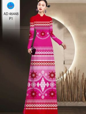 Vai Ao Dai Hoa Van Sang Trong AD 46448