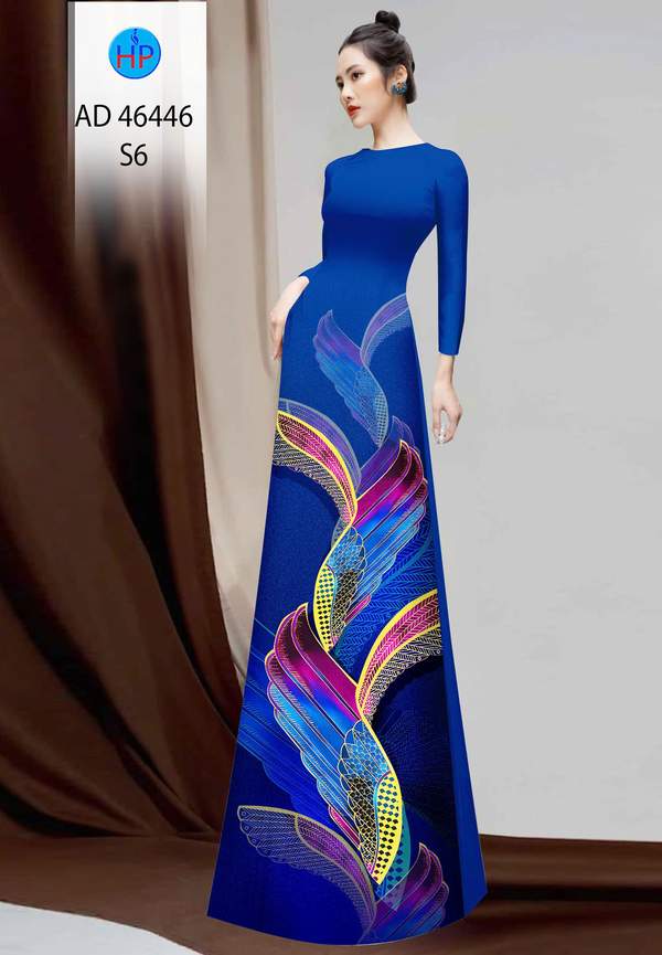 Vải Áo Dài Hoa Văn Thu Hút AD 46446 1 Vai Ao Dai Hoa Van Thu Hut AD 46446