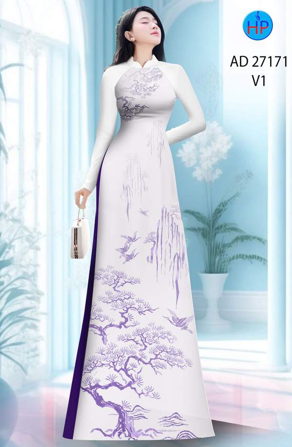 Vải Áo Dài Phong Cảnh Thiết Kế 2026 AD 27171 2 Vai Ao Dai Phong Canh Thiet Ke 2026 AD 27171
