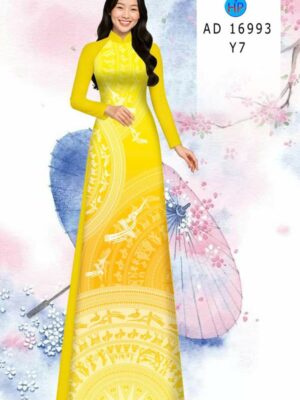 Vai Ao Dai Trong Dong Kieu Moi AD 16993