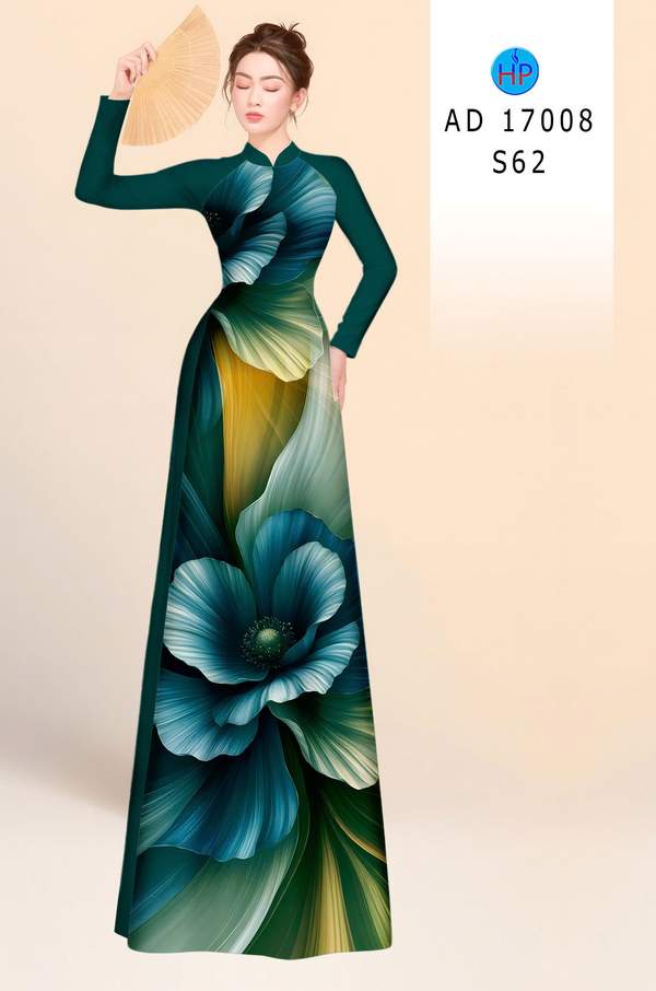 Vải Áo Dài Hoa In 3D Thu Hút AD 17008 3 1786347798 115 Vai Ao Dai Hoa In 3D Thu Hut AD 17008