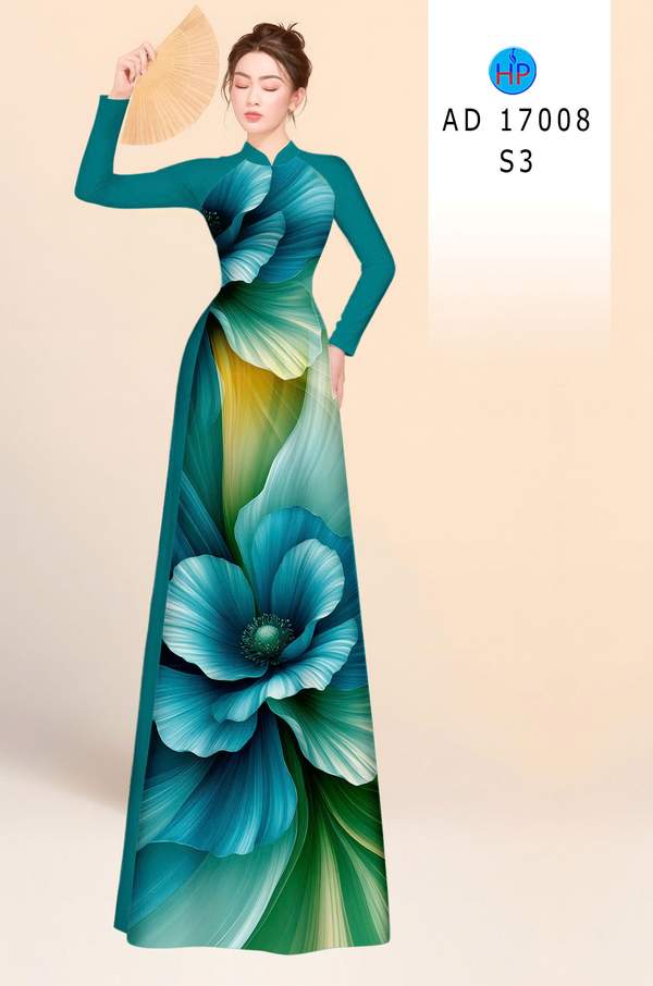 Vải Áo Dài Hoa In 3D Thu Hút AD 17008 8 1786347799 380 Vai Ao Dai Hoa In 3D Thu Hut AD 17008