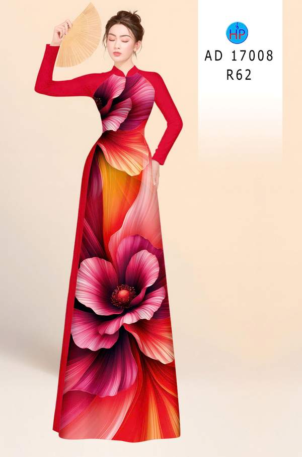 Vải Áo Dài Hoa In 3D Thu Hút AD 17008 4 1786347799 987 Vai Ao Dai Hoa In 3D Thu Hut AD 17008