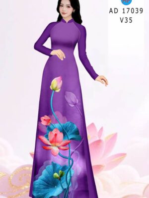 Vải Áo Dài Hoa Sen Mới Ra AD 17039 21 1786779191 970 Vai Ao Dai Hoa Sen Moi Ra AD 17039