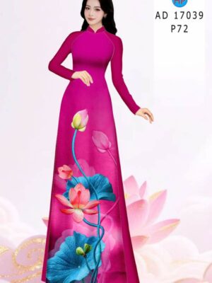 Vải Áo Dài Hoa Sen Mới Ra AD 17039 23 1786779192 664 Vai Ao Dai Hoa Sen Moi Ra AD 17039